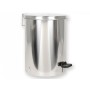 Cestino rifiuti inox 9,5 l - acciaio inox