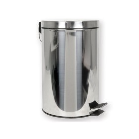 Stainless steel waste bin - 12 liters - with pedal