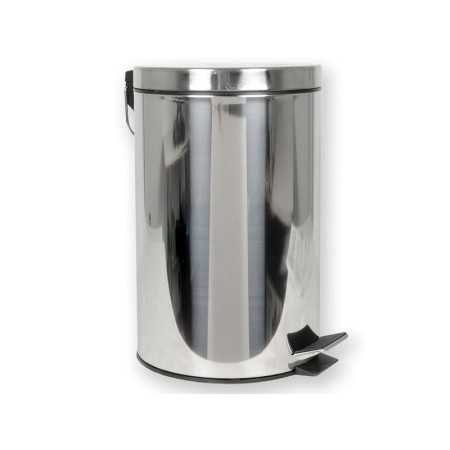 Cestino rifiuti inox - 12 litri - con pedale