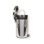 Stainless steel waste bin - 12 liters - with pedal