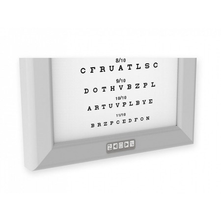 Ultra-flat led optotype - armagnac