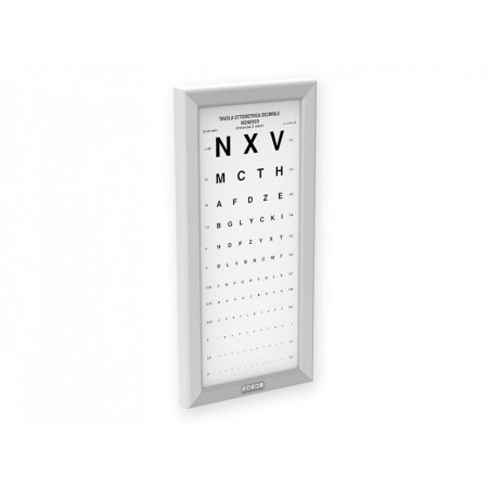 Ultraflache led-karte – monoyer