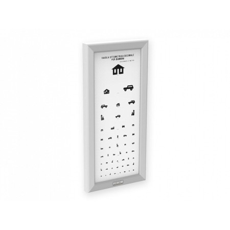 Optótipo LED ultra-plano - pediátrico