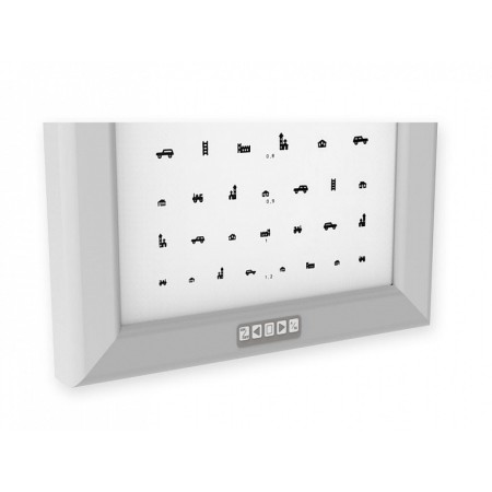 Ultra-płaski optotyp LED – pediatryczny