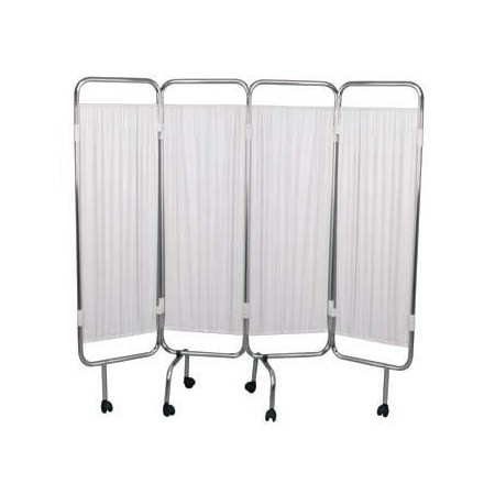 Ecran cu 4 panouri în tub de aluminiu