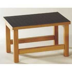 Peldaño de madera con 1 escalón cm 27x40x25h para mesas médicas