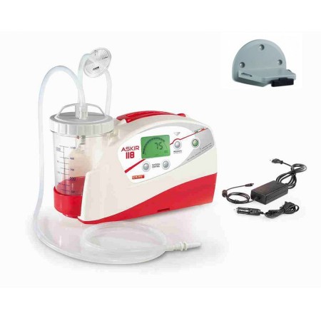 Novo askir 118 - wm + suporte para ambulância + bolsa de transporte + ac/dc universal - re410150