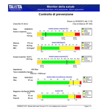 Software profesional gmon-fit v3 - pentru cântarele tanita, produs bc-1000, bc601
