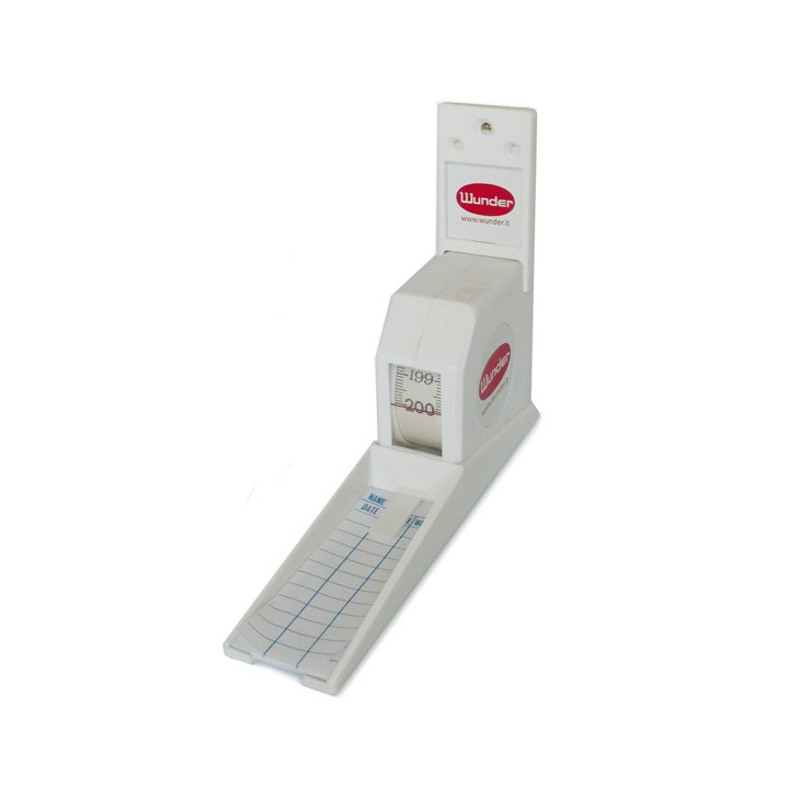 Tallímetro mecánico de cinta para pared Wunder WH10