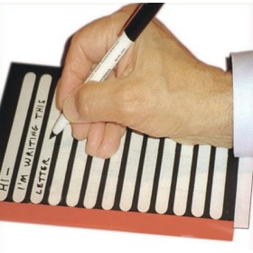 Ghid de scriere de mână pe mai multe rânduri pentru format a4 pentru persoanele cu deficiențe de vedere