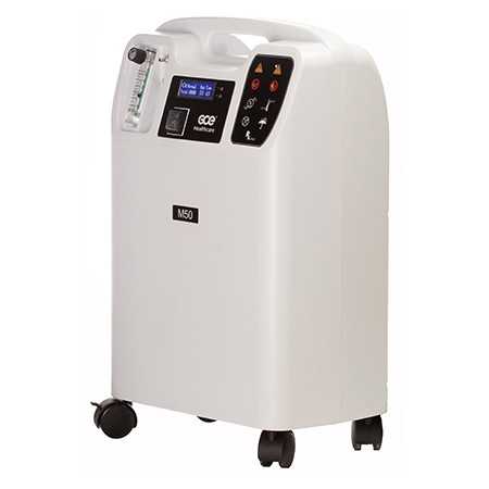 Concentrador de oxígeno estacionario M50 5 litros por minuto