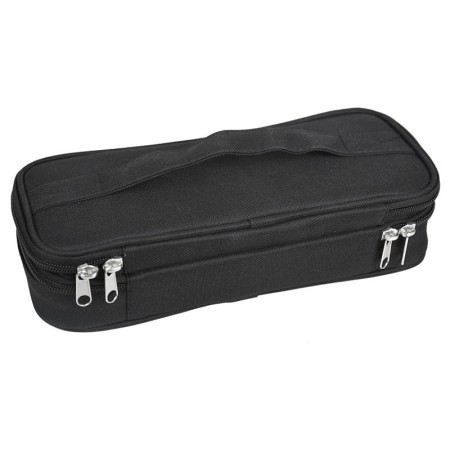 Multipurpose soft pencil case - black