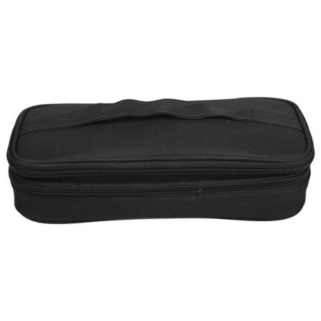 Multipurpose soft pencil case - black