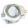Patient cable for ecg multi-brands schiller, edan, esaote