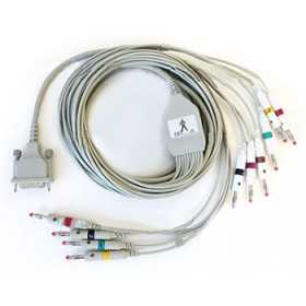 Câble patient pour ECG Multimarque Schiller, Edan, Esaote