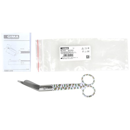 Škarje za povoje iz nerjavečega jekla - dizajn gosenice - 18 cm