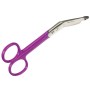 Bandage scissors - purple rings - 14 cm