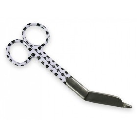 Bandage scissors - footprint pattern - 14 cm