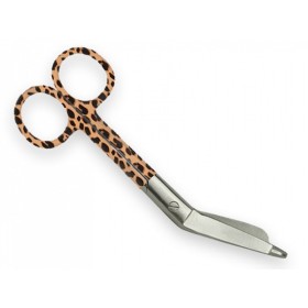 Bandage scissors - leopard pattern - 14 cm