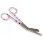 Bandage scissors - bubble pattern - 14 cm