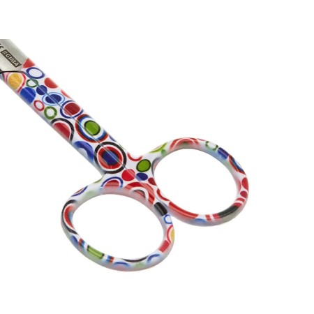 Tijeras para vendajes - patrón de burbujas - 14 cm