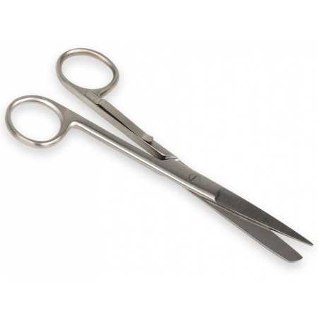 Straight scissors with clips - 14 cm