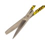 Nożyczki proste z naprzemiennymi końcówkami - wzór lamparta - 14 cm