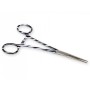 Pinza hemostática recta - patrón de cebra - 16 cm