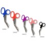 Utility bandage scissors - 12 cm - black - pack. 10 pcs.