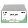 Sutura monofilamento ethicon ethilon - aguja 3/0 19 mm - pack 36 uds.