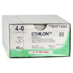 suture monofilament ethicon ethilon - aiguille 4/0 19 mm - pack. 36 pièces.