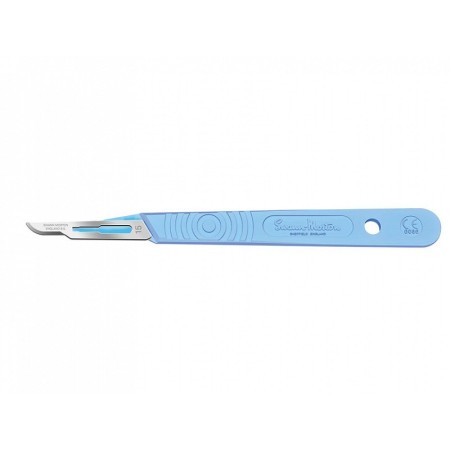 Lame de scalpel swann-morton en acier inoxydable n.15 - stérile - pack 10 pièces.