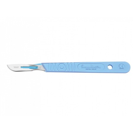Scalpel swann-morton avec lame en acier inoxydable n.21 - stérile - pack. 10 pièces.