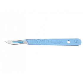 Scalpel Swann-Morton avec lame en acier inoxydable n.23 - stérile - pack. 10 pièces.