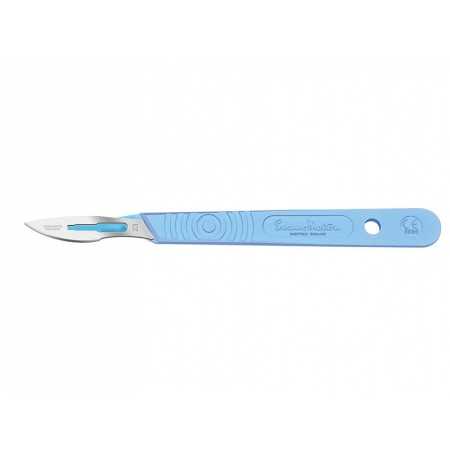 Scalpel Swann-Morton avec lame en acier inoxydable n.23 - stérile - pack. 10 pièces.