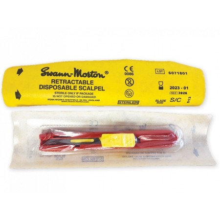 Swann-morton safety point remover - sterile - pack 25 sztuk.