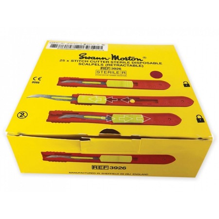 Swann-morton safety point remover - sterile - pack 25 pcs.