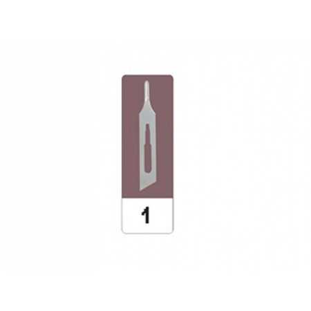 Gouge gima blade - n. 1 - sterile - pack. 50 pcs.