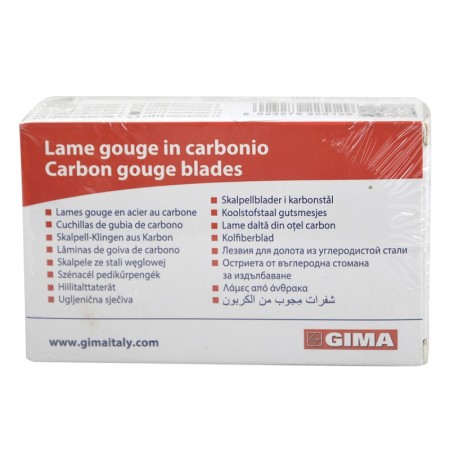 Gima gouge blade - nr 4 - steril - packning. 50 stycken.