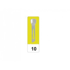 Gima gouge blade - no. 10 - sterile - pack 50 pcs.