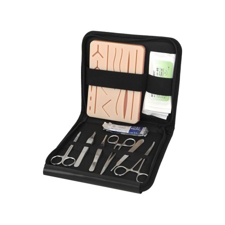 Suture practice kit (pad + instruments + sutures)