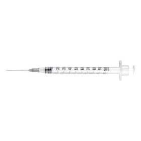 Aiguille de seringue à insuline insérée 27g - 1 ml - pack. 100 pièces.