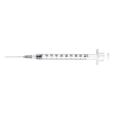 Insulin syringe needle inserted 27g - 1 ml - pack 100 pcs.