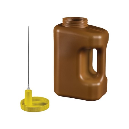 Recipient pentru urină 24 de ore - rezervor de 3000 ml cu sistem de aspirație - împachetat 30 de bucăți.