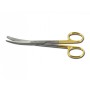 Curved scissors c.t. alternate tips - 14.5 cm