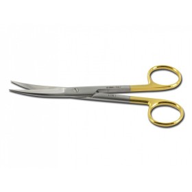 Curved scissors c.t. sharp tips - 14.5 cm