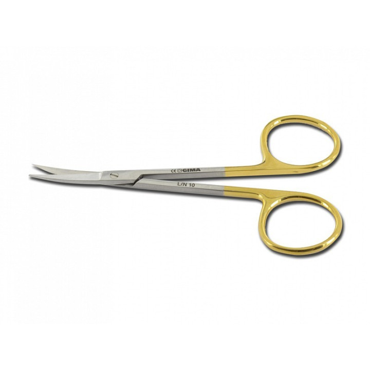 Irisschaar c.t. gebogen 11,5 cm