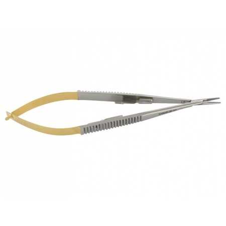 Castroviejo needle holder c.t. rectum - 14 cm - smooth tips