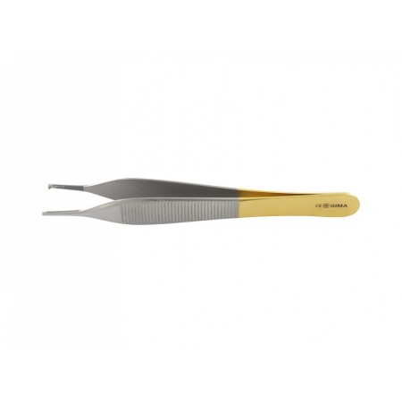 Adson clești c.t. 1x2 dinți - 12 cm