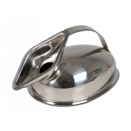 Orinal femenino de acero inoxidable